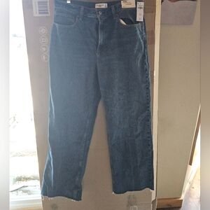 Abercrombie & Fitch Women's Denim Wide-Leg Jeans